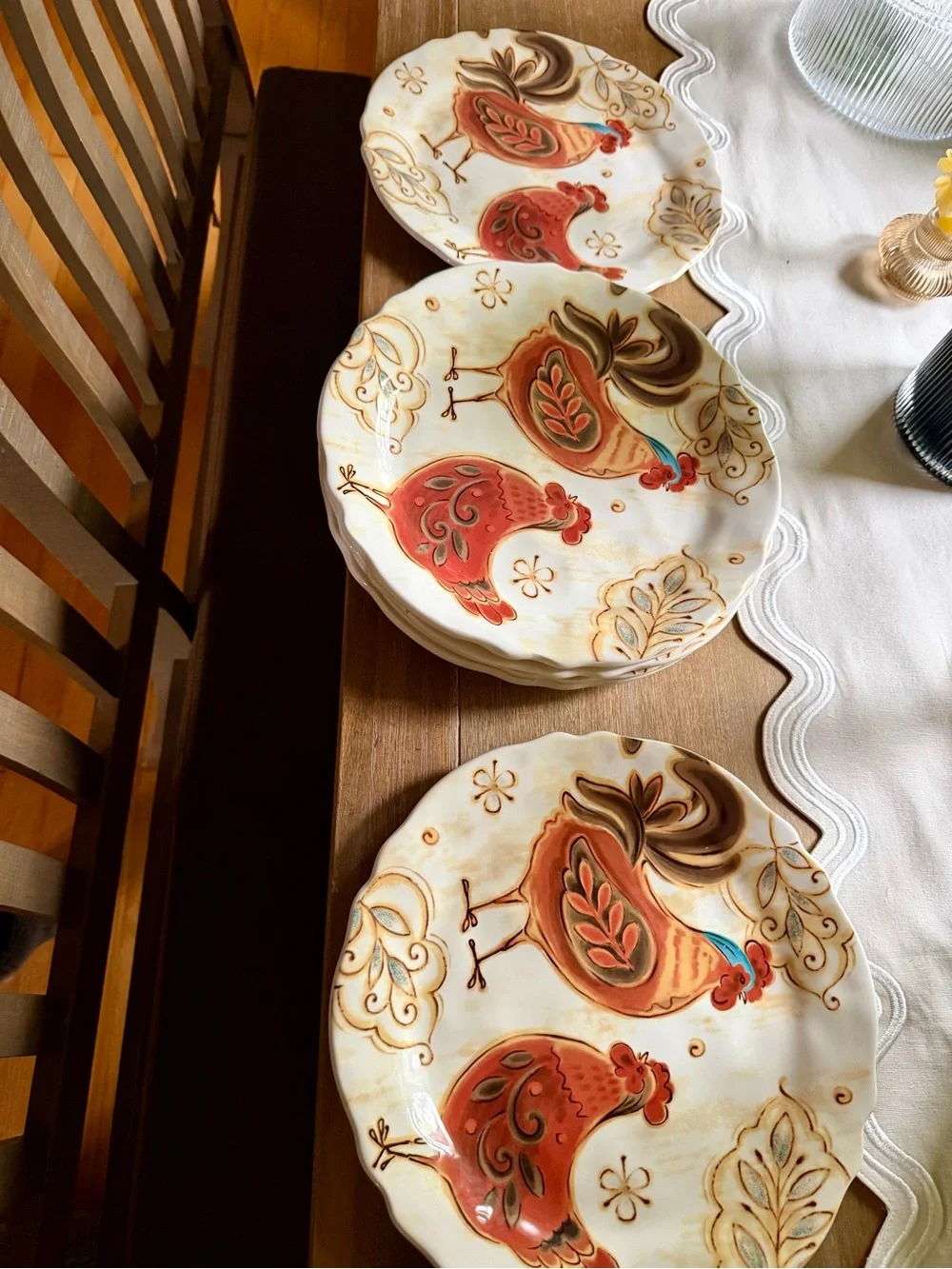 Pier 1 Gallo Collection Dinner Plates. Set of 6
